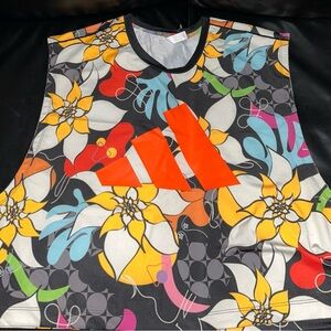 Adidas Rich Mnisi Floral Graphic Jersey - Multicolor